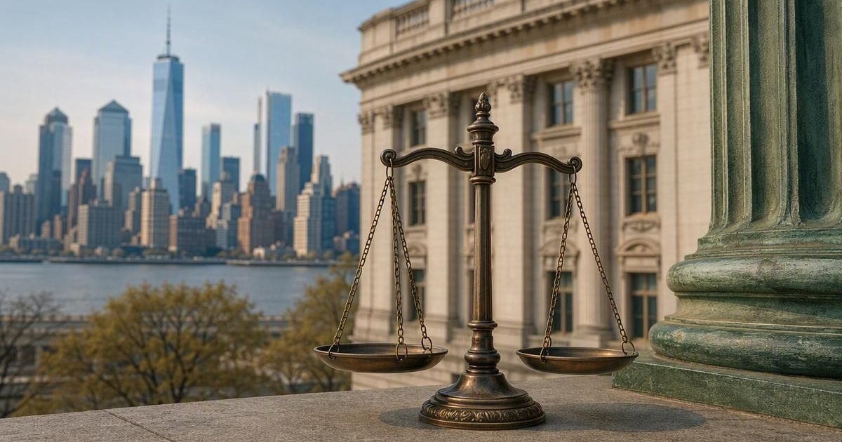 Conceptual editorial illustration for NYC Council Opens Inquiry Into Prediction-Market Marketing