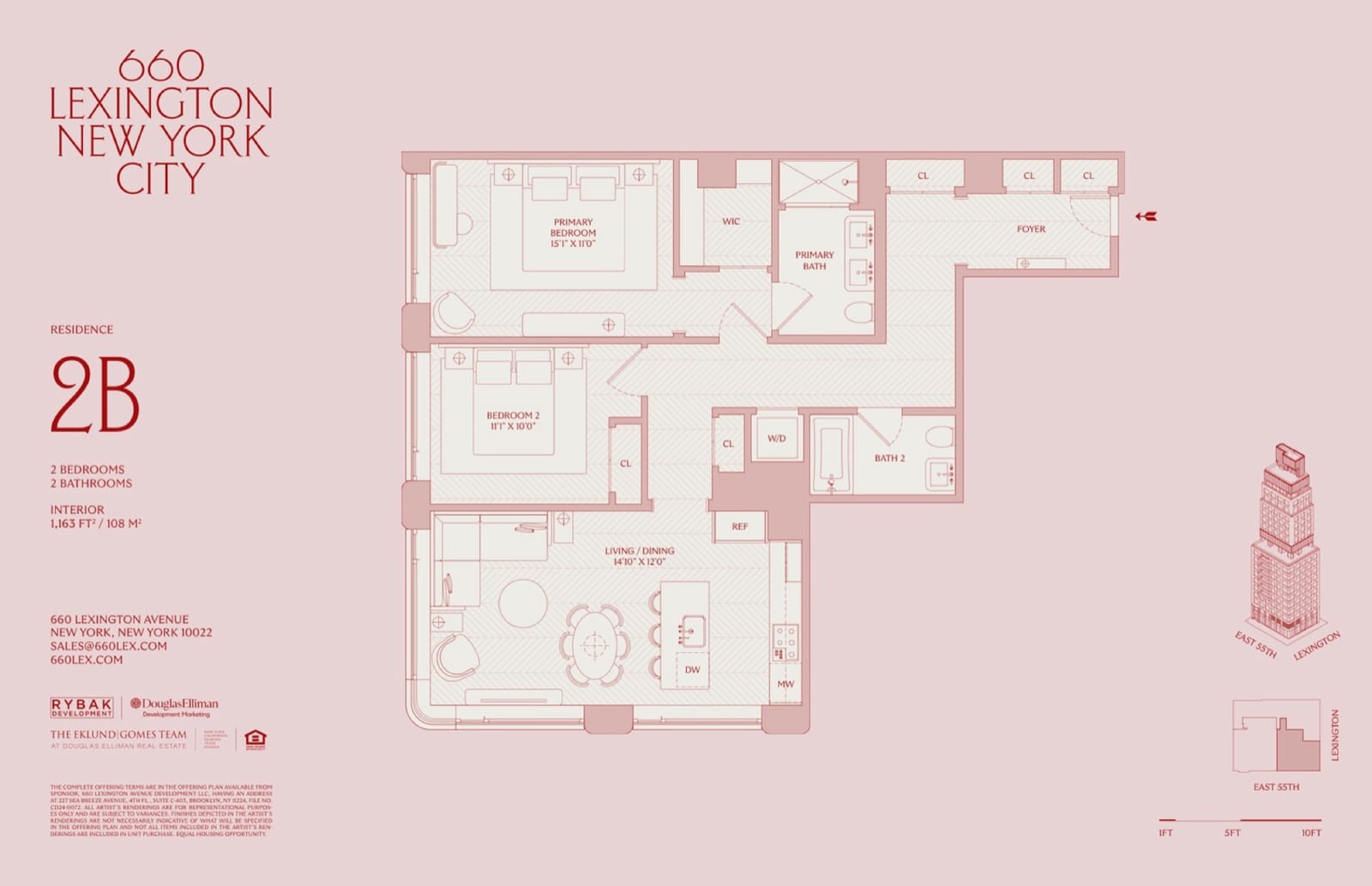 660 Lexington Line 2B floor plan