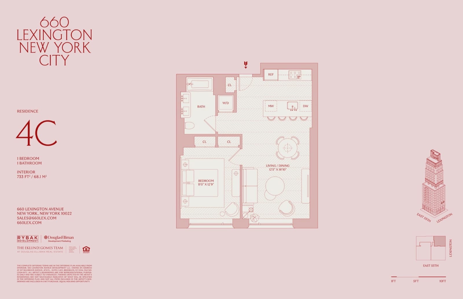 660 Lexington Line 4C floor plan