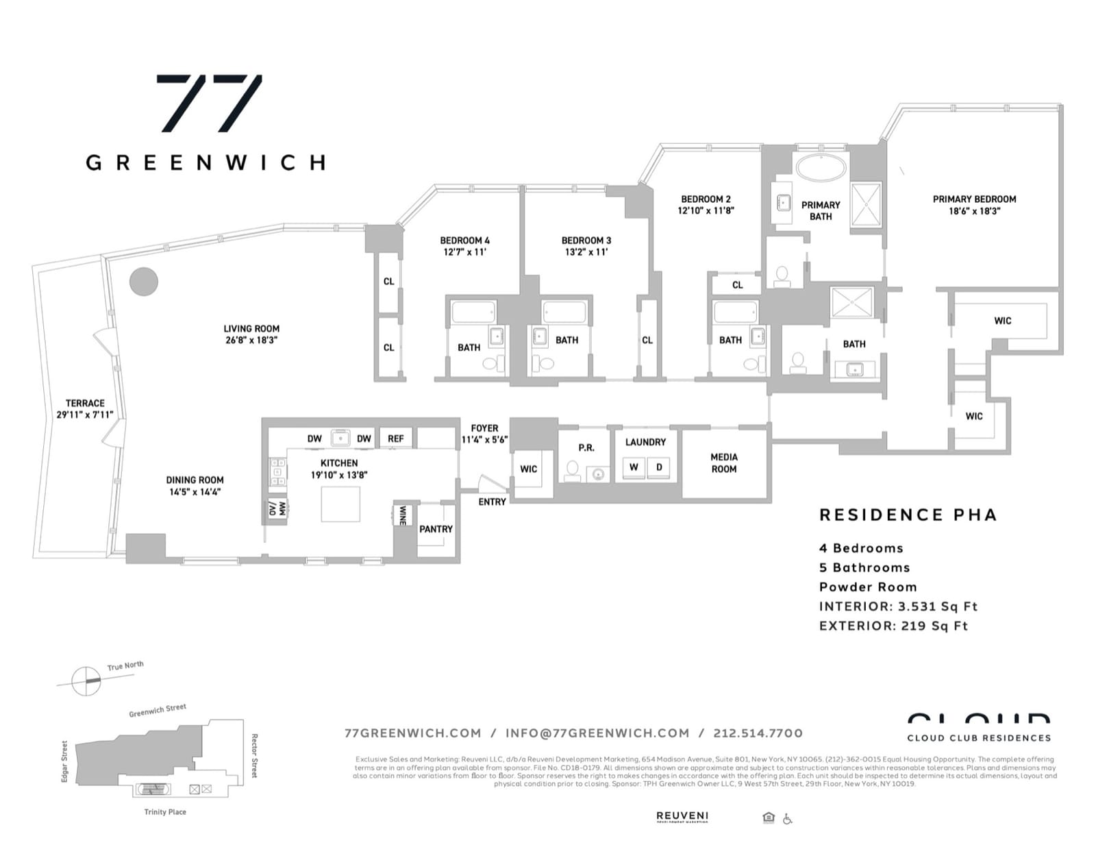 77 Greenwich Penthouse (PDF) floor plan