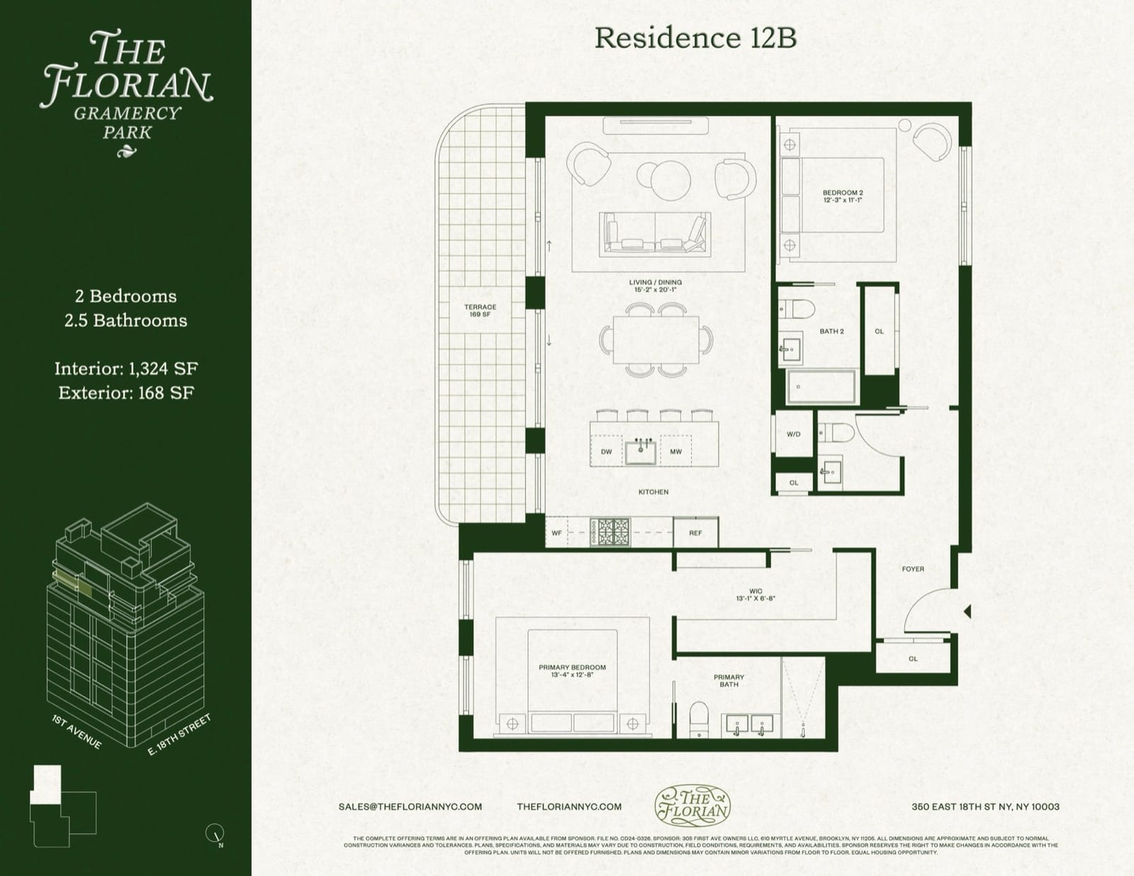 The Florian Residence 12B floor plan (PDF) floor plan