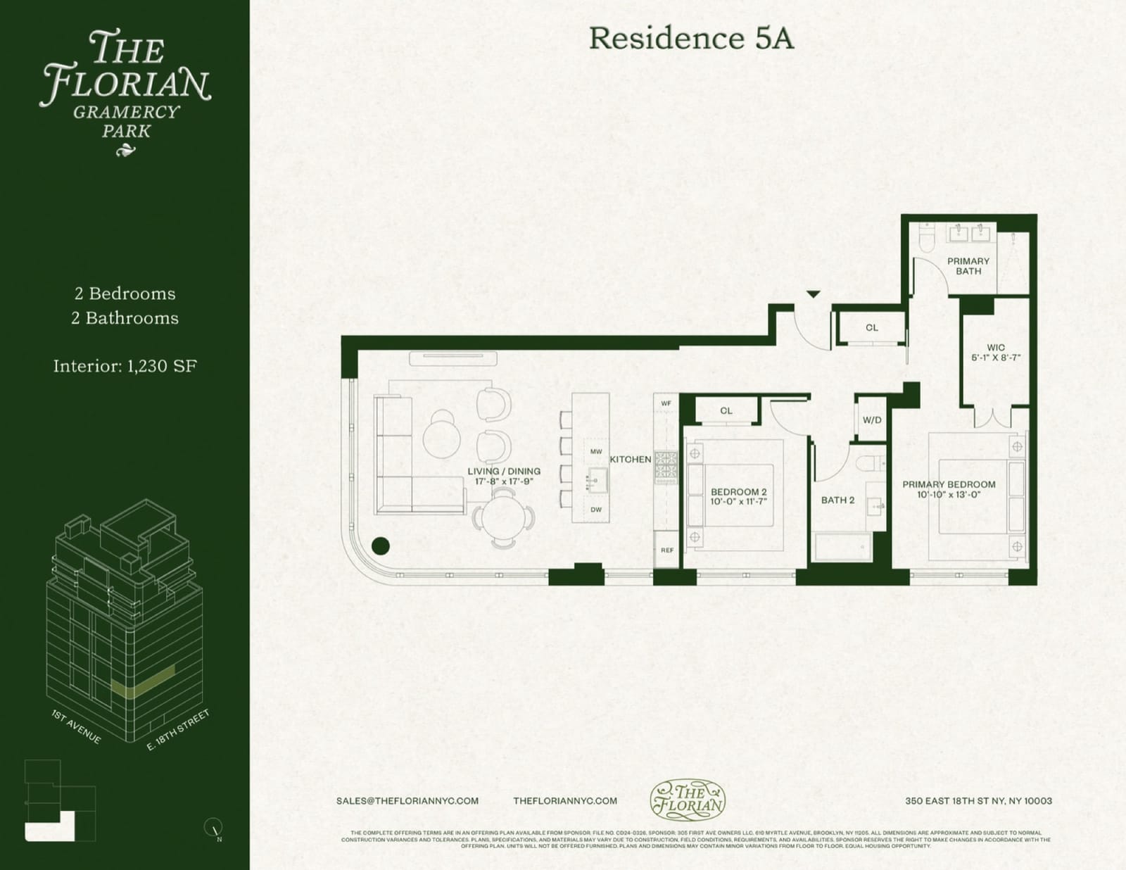The Florian Residence 5A floor plan