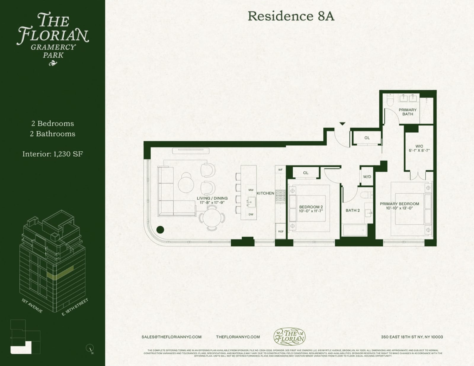 The Florian Residence 8A floor plan
