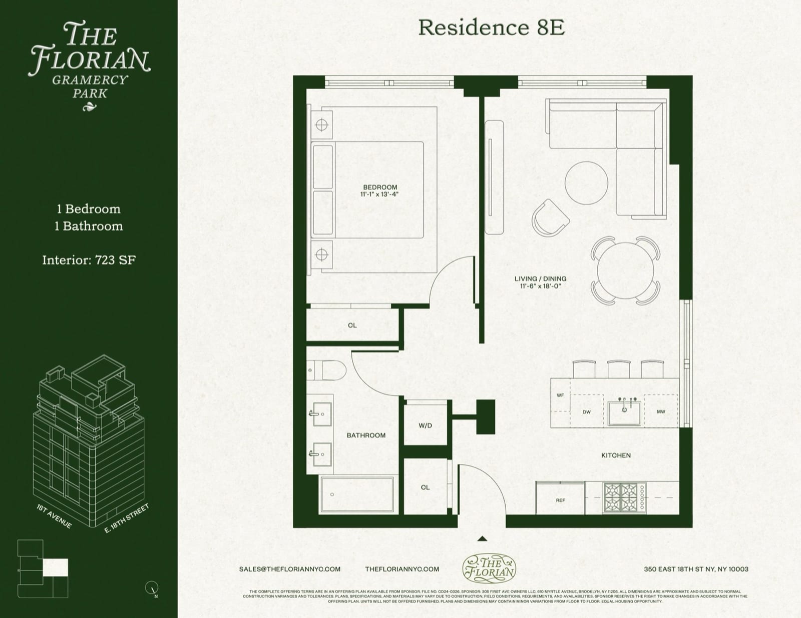 The Florian Residence 8E floor plan (PDF) floor plan