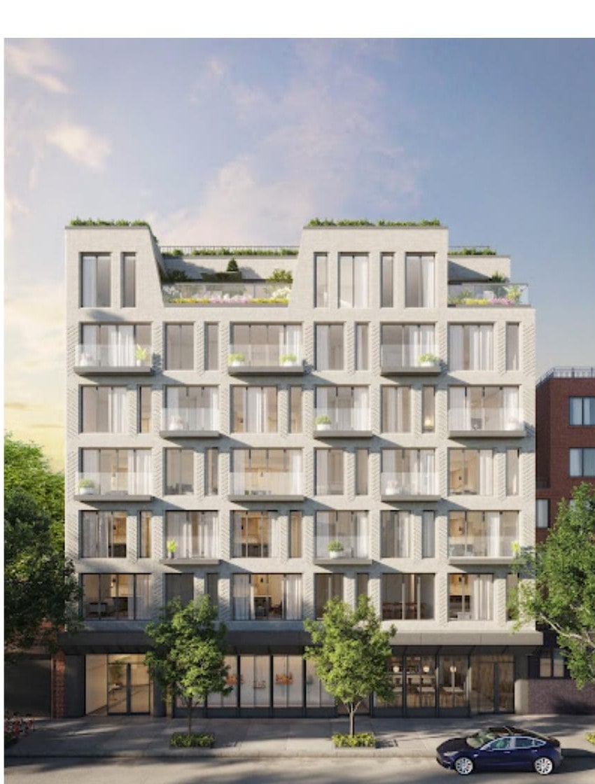 The Marina Astoria — Waterfront building exterior